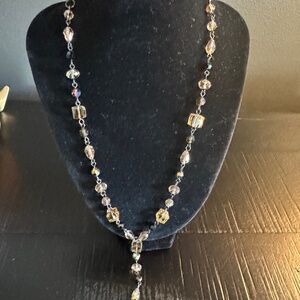 Crystal beaded necklace